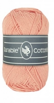 Durable cotton 8, katoenen breigaren/haakgaren, 50 gram, 211 Peach