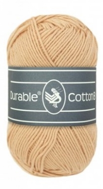 Durable cotton 8, katoenen breigaren/haakgaren, 50 gram, 2208 Sand