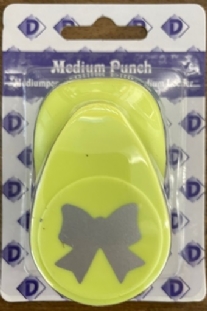OUTLET Figuurpons / papierpons medium, 25mm, strik