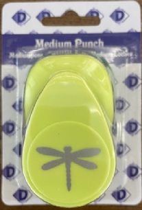 OUTLET Figuurpons / papierpons medium, 25mm, libelle