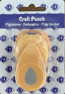 OUTLET Figuurpons / papierpons, 16mm, druppel