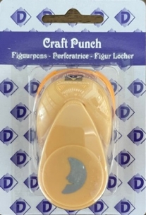 OUTLET Figuurpons / papierpons, 16mm, Maan