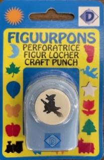 OUTLET Figuurponsje / papierponsje, 16mm, heks
