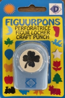 OUTLET Figuurponsje / papierponsje, 16mm, klavertje vier