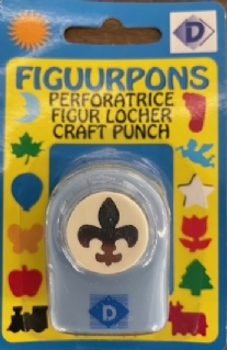 OUTLET Figuurponsje / papierponsje, 16mm, Franse lelie