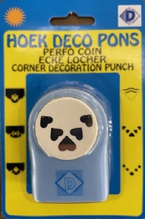 OUTLET Hoekpons 5 hartjes, 38mm