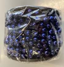 OUTLET Parelketting 8mm x 10 meter, blauw
