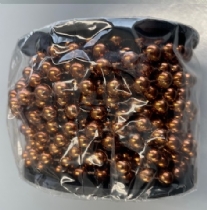 OUTLET Parelketting 8mm x 10 meter, brons