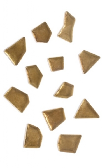 Keramische mozaiekstukjes, 100 gram, goud 