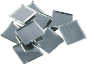Spiegelmozaieksteentjes 15x15mm, 125 gr (ca. 70 stuks)