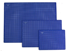Desq snijmat, blauw, 220x300x3mm