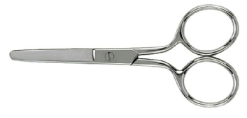 RVS schoolschaar, 10 cm, stompe punten