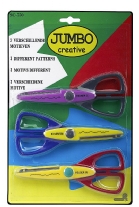 Jumbo motiefscharen, 17cm, assortiment 3 stuks
