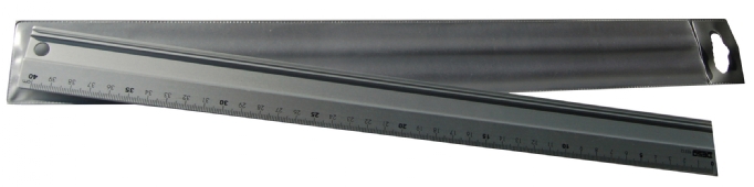 Snijliniaal aluminium, 40cm