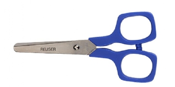 RVS kinderschaar, 12 cm, stompe punten