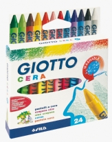 Giotto cera waskrijt, assortiment 24 st