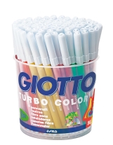 Giotto turbo color viltstiften, assortiment 96st