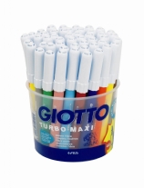 Giotto turbo color maxi viltstiften, assortiment 48 st