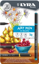 OP=OP Lyra Hi-Quality Art Pen viltstiften, assortiment 10 st