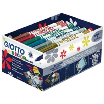 Giotto Decor markers, metallic assortiment 25st