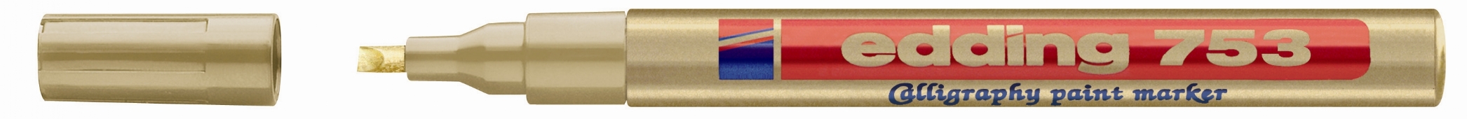 Edding 753 kalligrafiemarker goud