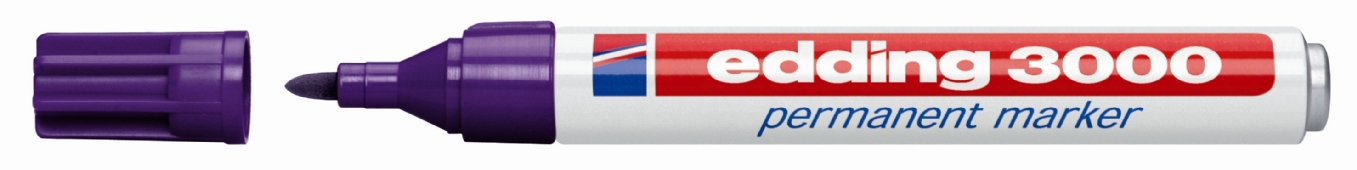 Edding 3000 permanentmarker, violet