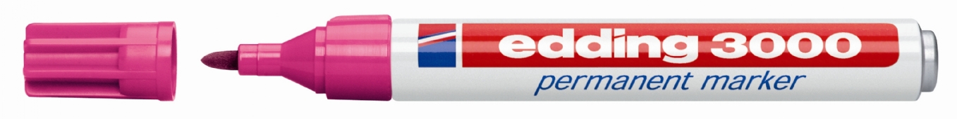 Edding 3000 permanentmarker, rose
