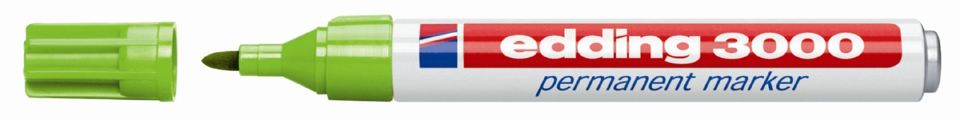 Edding 3000 permanentmarker, lichtgroen