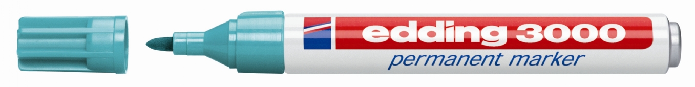 Edding 3000 permanentmarker, turquiose