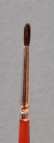 Waterverfpenselen/schoolpenselen, ponyhaar, 12 stuks, no.1
