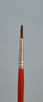 Waterverfpenselen/schoolpenselen, ponyhaar, 12 stuks, no.4