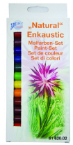 Encaustic bijenwasstaafjes, assortiment 14 st, naturel