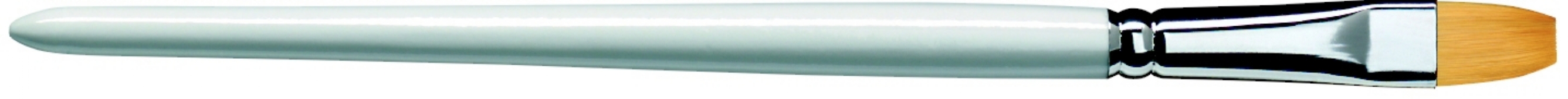 Synthetisch penseel/filament penseel, plat, no.8