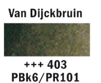 OP=OP Talens van Gogh aquarelverf, 10ml, 403 Van Dijckbruin