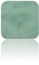 Aziatisch speksteen/zeepsteen, zwart/turquoise