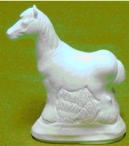 Latex gietmal voor gipsgieten, 88 mm, paard