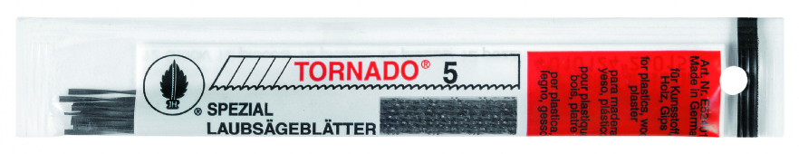 Ronde figuurzaagjes Tornado nr.3 middel/middel, 12 stuks