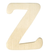 OP=OP Houten letter, hoogte 4 cm, dikte 2 mm, Z