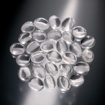 Glasnuggets, 17-20 mm, 100 gram, ca. 20-25 st,  glashelder
