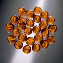 Glasnuggets, 20mm, 200 gram, oranje
