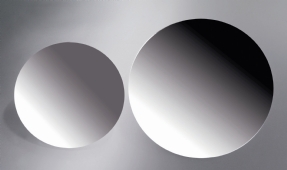 Spiegeltje, rond 75 mm
