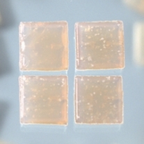 Glasmozaieksteentjes, 10x10 mm 200 gr roze