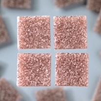 Glasmozaieksteentjes, 10x10 mm 200 gr lila