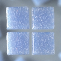 Glasmozaieksteentjes, 10x10 mm 200 gr lichtblauw