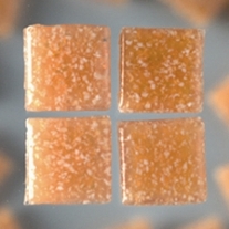 Glasmozaieksteentjes, 10x10 mm 200 gr lichtbruin