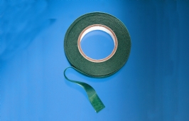 Bloemistenband/bloemistentape/floral tape, 13 mm x 27 meter, mosgroen