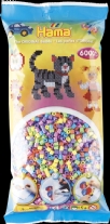 Hama midi strijkkralen, 6000 st, 6 pastelkleuren opaak