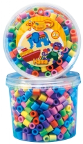 Hama maxi strijkkralen, 600 st, assortiment 6 pastelkleuren