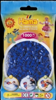 Hama midi strijkkralen, 1000 st, midi donkerblauw