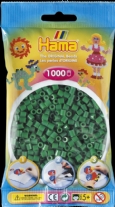 Hama midi strijkkralen, 1000 st, midi groen